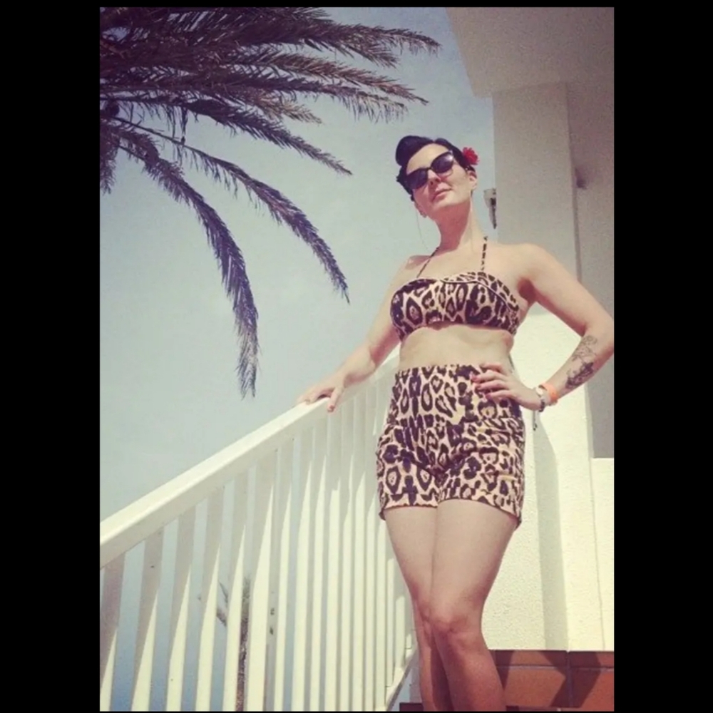 Beach Bash Leopard Beach Wear Bikini Top - Picture 12 of 13